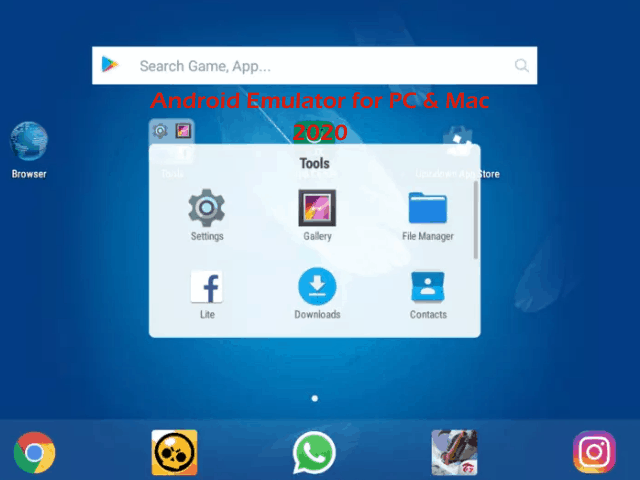 android emulator on pc and mac